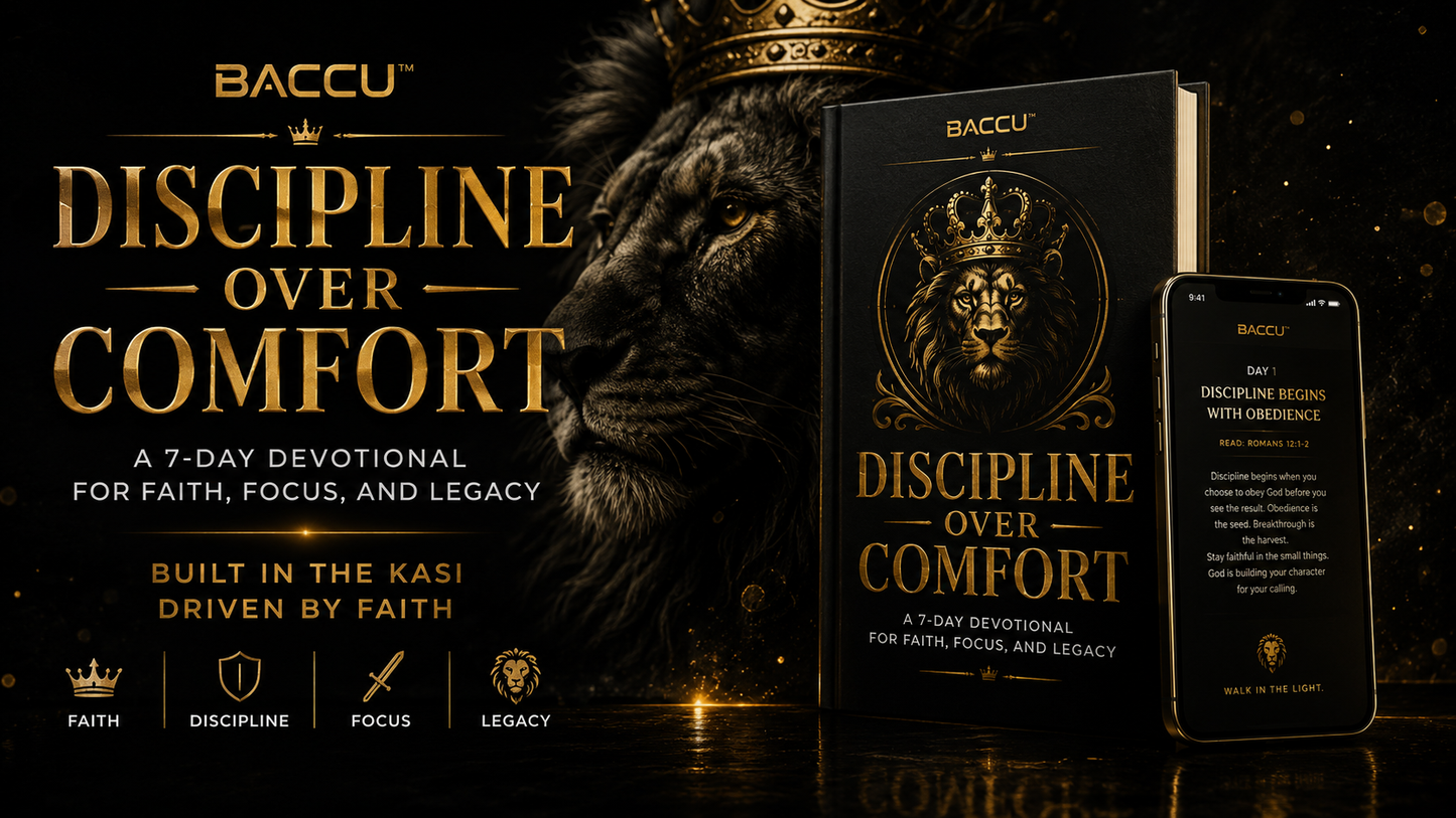 BACCU™ Discipline Over Comfort — 7-Day Devotional