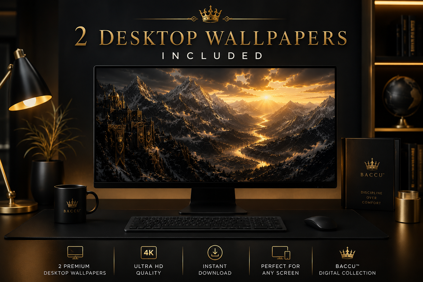 BACCU™ Winter Royalty Vol. 3 — Digital Wallpaper Collection