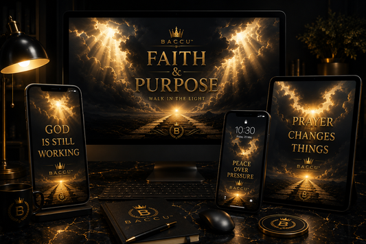 BACCU™ Faith & Purpose Vol.1 — Cinematic Wallpaper Collection