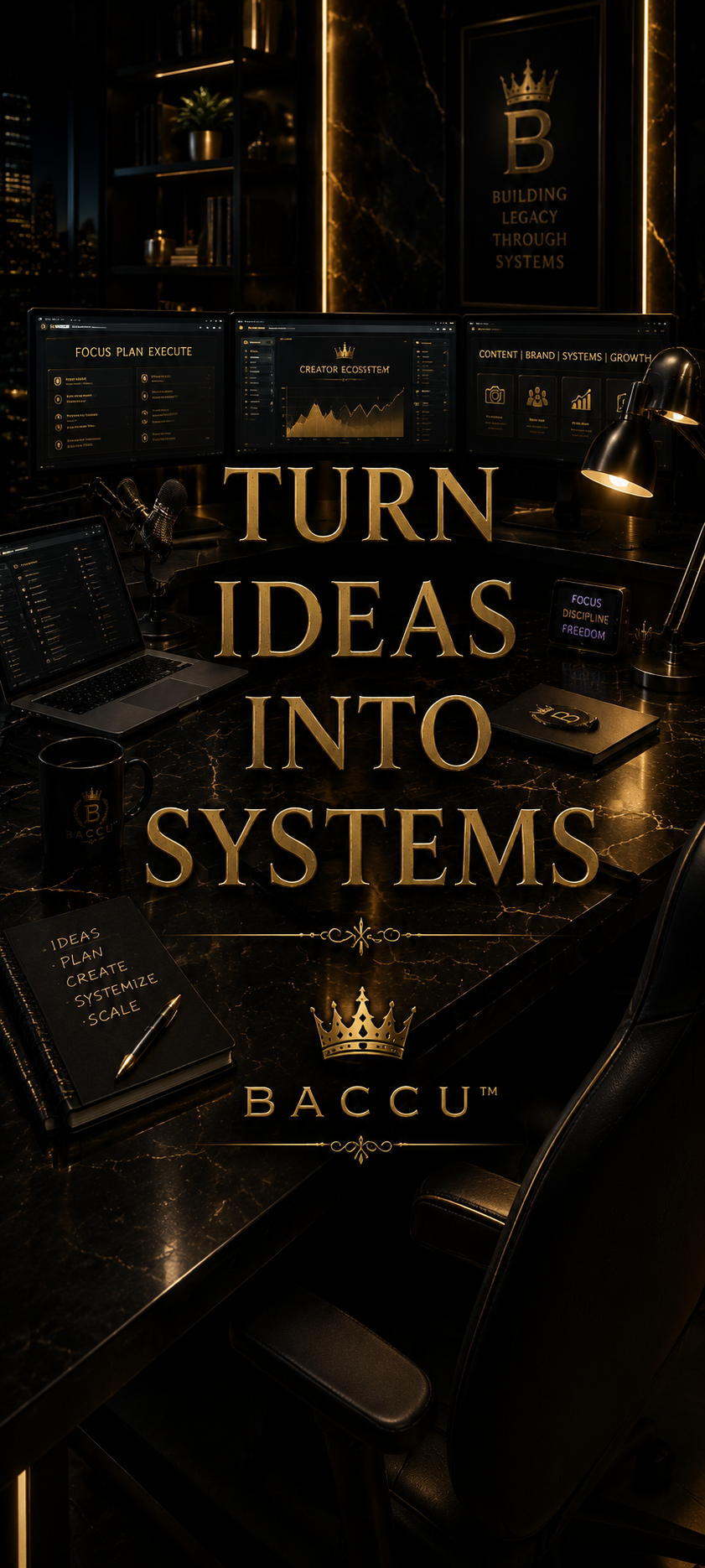 BACCU™ Creator Assets Vol.1 — Cinematic Wallpaper Collection