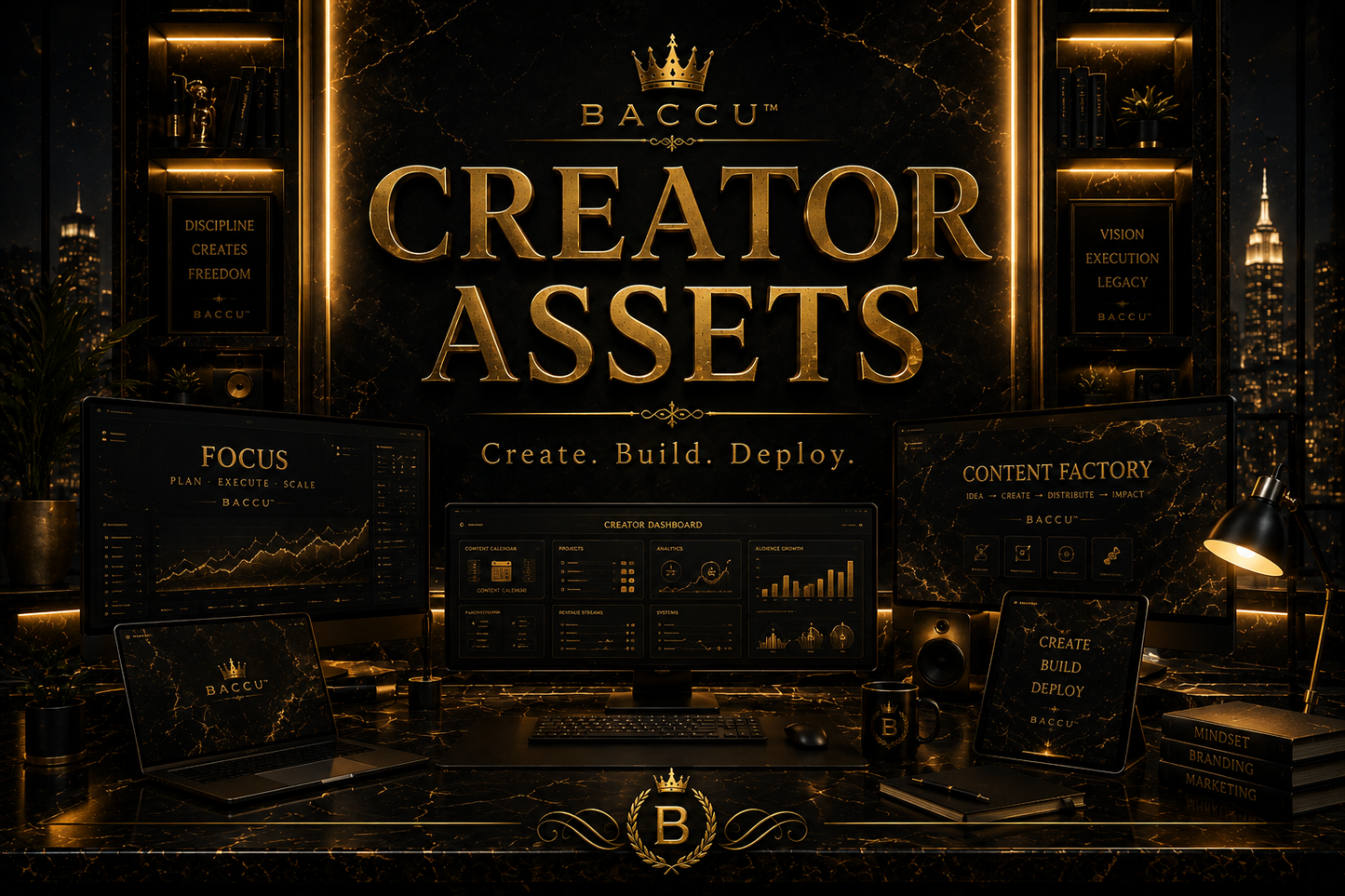 BACCU™ Creator Assets Vol.1 — Cinematic Wallpaper Collection