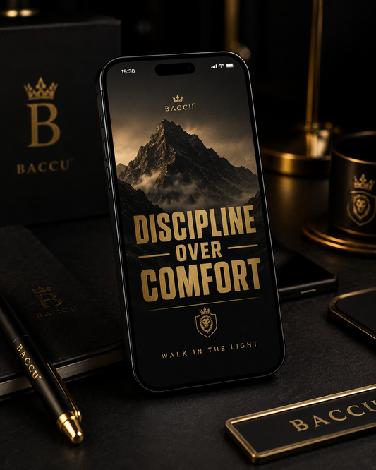 BACCU™ Discipline Over Comfort Wallpaper Pack — Vol. 1